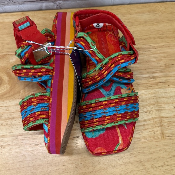 FARM Rio Shoes - FARM RIO Tropical Platform Sandal NWT Sz 8 retail $230